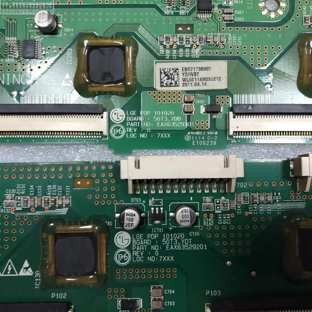 В руке 1 пара/лот EAX63529301 EAX63529201 для LG50PT255C-TA 50T3