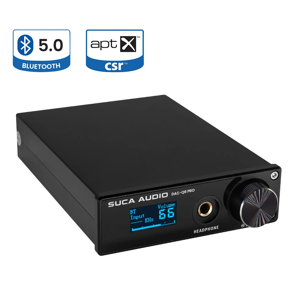 

SUCA Hifi Fever DSD Decoder DAC Lossless Decoding Amp Usb Coaxial Fiber Bluetooth 5.0 Preamplifier With Headphone Amplifier