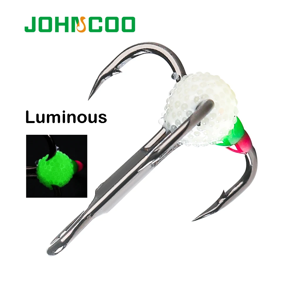 JOHNCOO 5 шт. бронзовых морских рыболовных крючков для зимней рыбалки 6 #8 #10 # с высоким