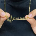 Ожерелье с именем сердца ожерелье с именем золотое, именное ожерелье серебряное ожерелье с именем на заказ