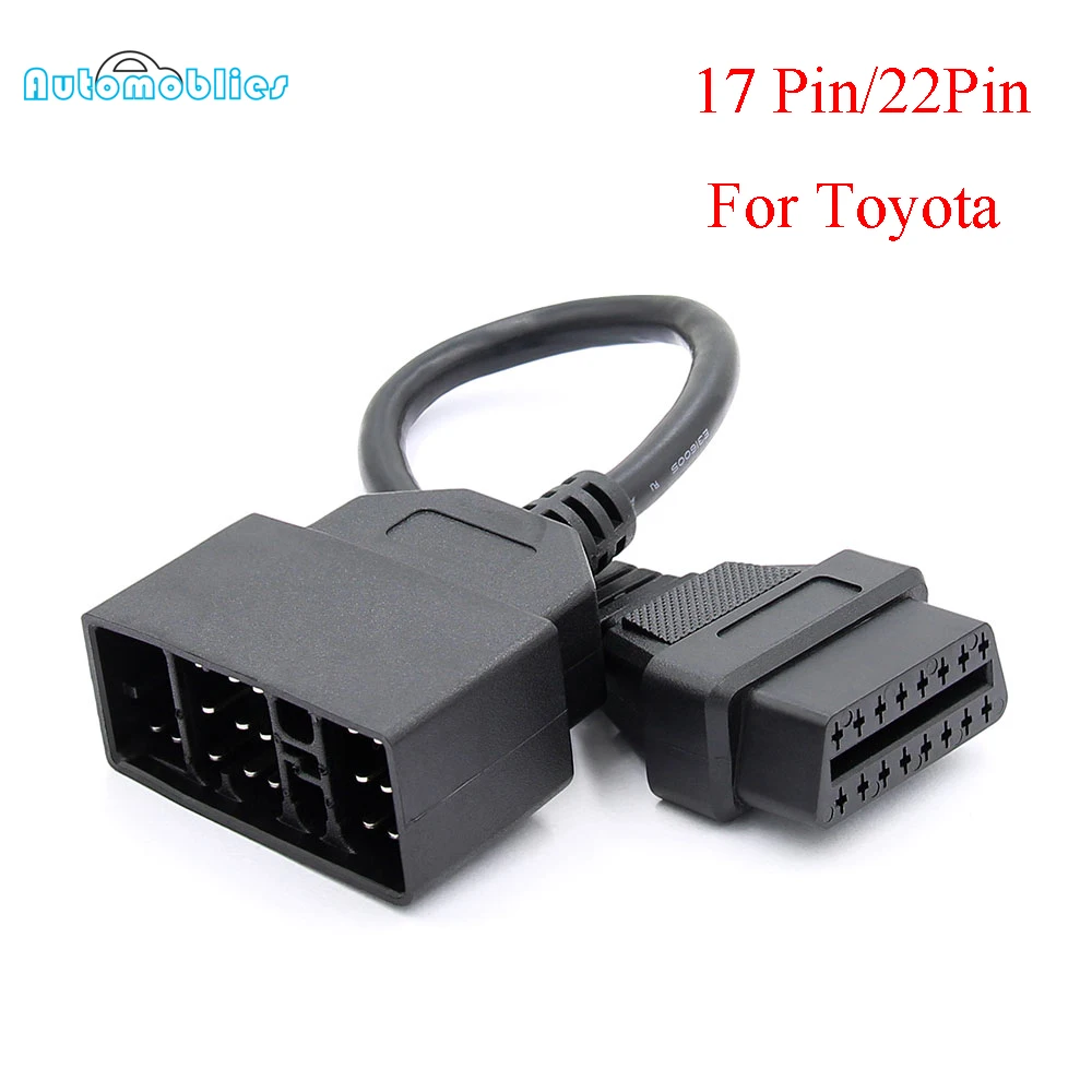 Кабель-адаптер OBD2 для Toyota 22Pin/16Pin OBD адаптер разъема OBDII Для 22/17 Pin ODB2 кабель TOYOTA Corolla