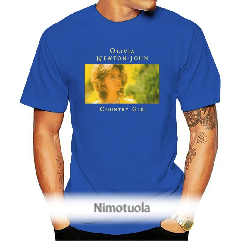 

Olivia Newton-John Country Girl T-shirt Black White Yellow Red All Sizes S...5XL