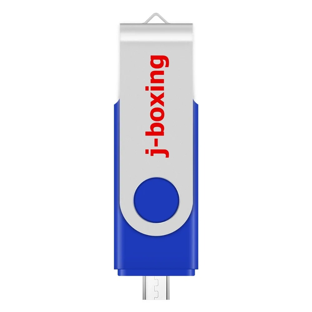 J-boxing OTG USB Flash 16 Гб Флешка двойной порт 16 Гб карта памяти Micro USB флэш-накопитель для Android samsung huawei LG планшет синий