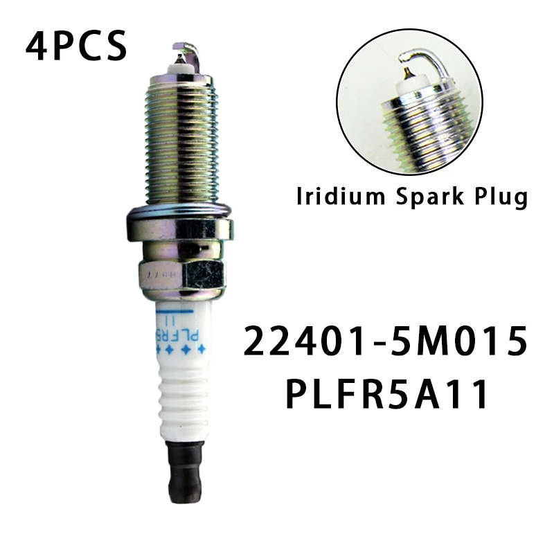 

4PCS 22401-5M015 PLFR5A-11 Platinum Spark Plug For Nissan Infiniti Maxima Titan Sentra Teana Altima Frontier Murano 224015M015