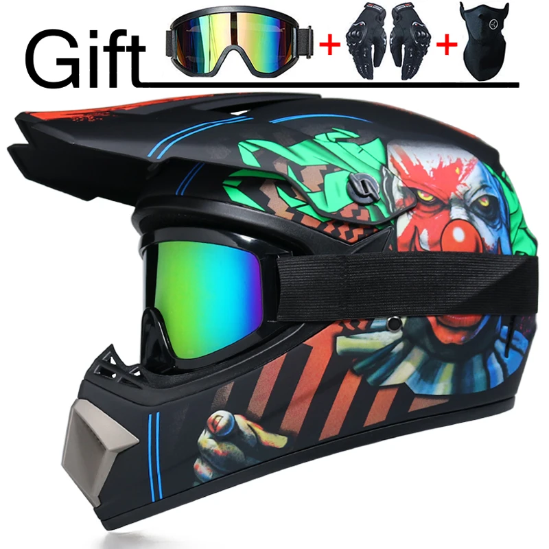 

New off-road helmet Unisex Mountain bike motorcycle helmet ATV downhill mountain helmet DOT