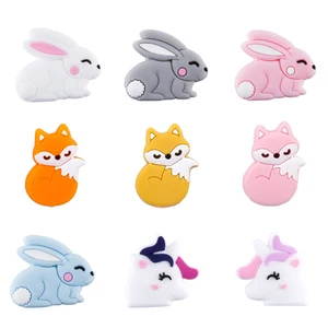 3 шт., Силиконовые Прорезыватели для зубов, в виде животных