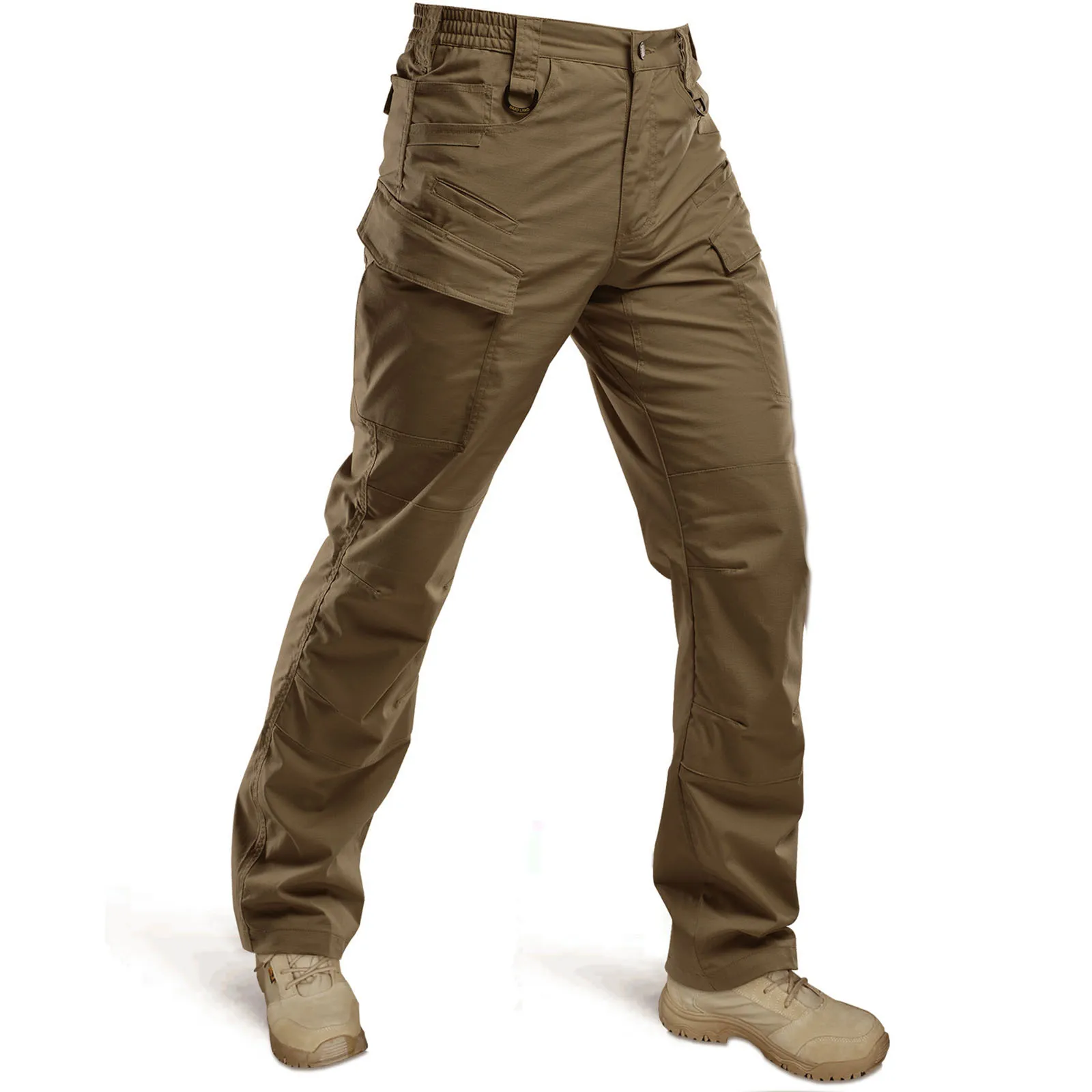 Men's Tactical Pants Military HARD LAND Lightweight Rip-Stop Operator Cargo Pants with Pockets Outdoor Sports Camping Fishing