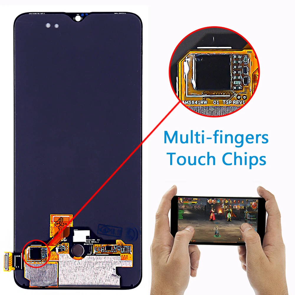 100% протестированный сенсорный экран для Oneplus 6T A6010 A6013 6 41 дюймов ЖК дисплей