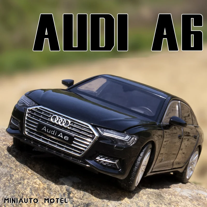 Модель автомобиля AUDI A6 в масштабе 1:32, литая игрушечная машинка, 6 дверей, открытые звуки и огни, хобби для коллекционирования, детские подарки на день рождения Модель автомобиля AUDI A6 в масштабе 1:32, литая игрушечная машинка, 6 дверей, открытые звуки и огни, хобби для коллекционирования, детские подарки на день рождения