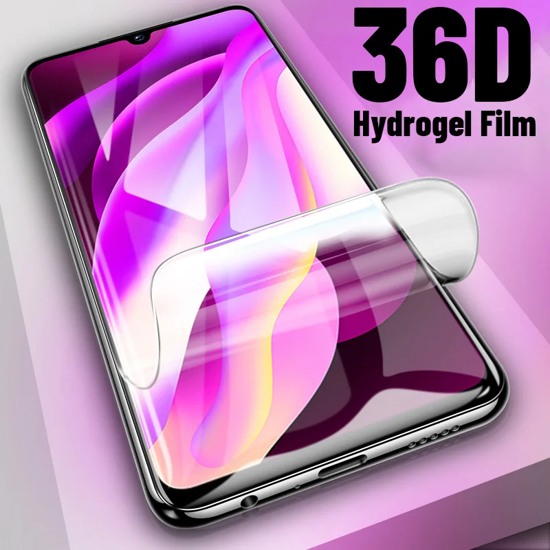 Гидрогелевая пленка с полным покрытием 36d для xiaomi redmi note 8 7 pro Защитная экрана 7a 6 6a