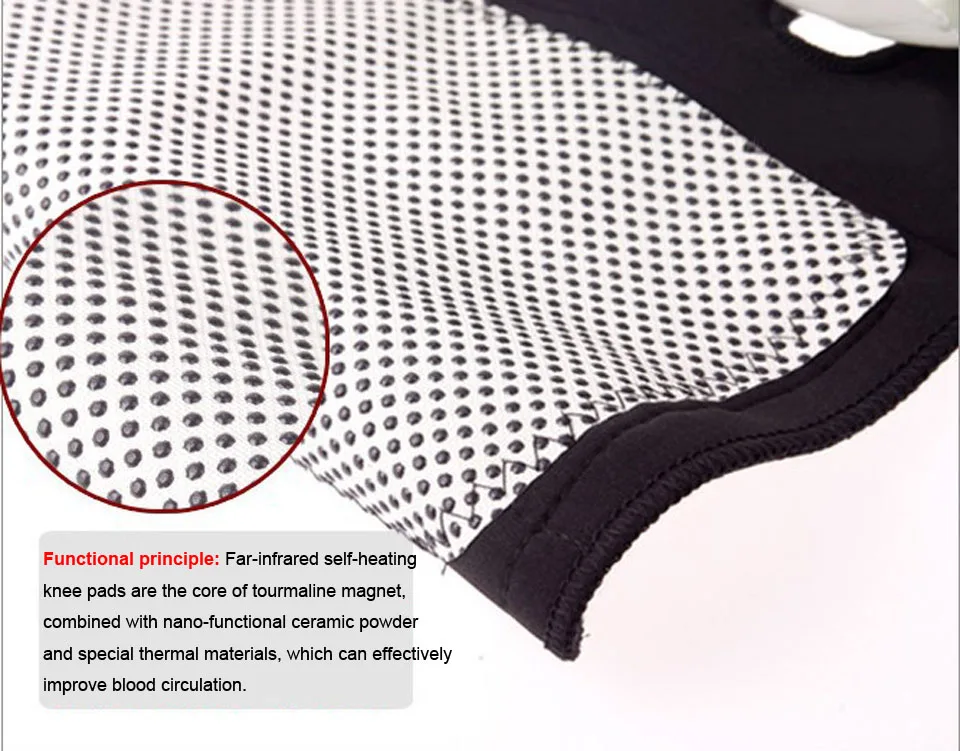 1 пара турмалиновая повязка на колено колодки для магнетической терапии с