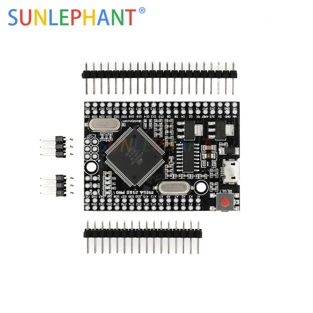 

Mega 2560 PRO CH340G/ATmega2560-16AU, with male pinheaders Compatible for Mega 2560