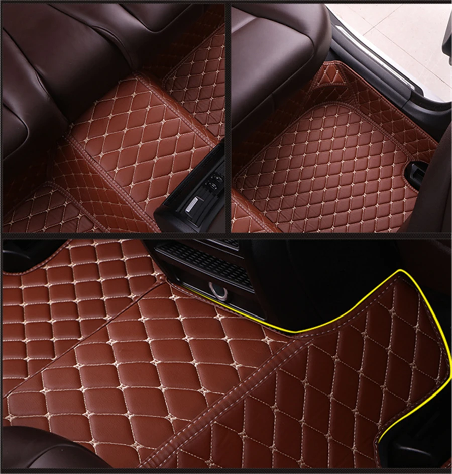 

SJ ALL Weather Custom Fit Car Floor Mats Front & Rear FloorLiner Styling Auto Parts Carpet Mat For Skoda Octavia Sedan 2007-2019