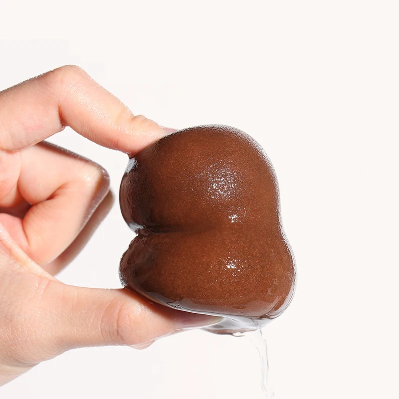 Gourd shape puff beauty egg drop makeup cushion sponge boxed |