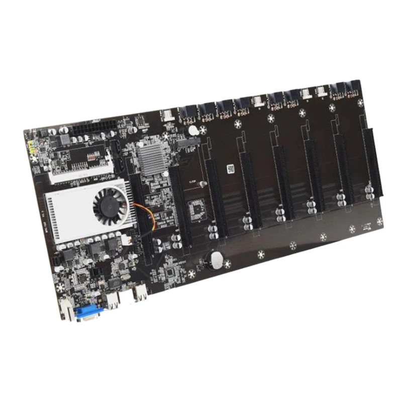 

Материнская плата, материнская плата DDR3 8XPCIE 16X Gigabit Network RJ45 порт для майнинга биткоинов, материнская плата BTC