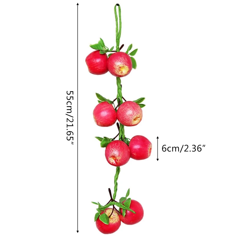 

Artificial Simulation Fruit String Fake Vegetables Lifelike Decorative for Home G2AA