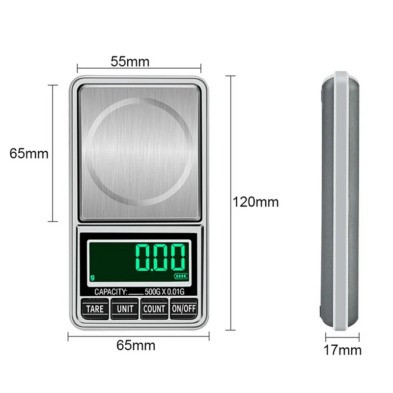 Мини ювелирные весы USB зарядка карманные цифровые 100 г/200 г/300 г/500 г 0 01 точность