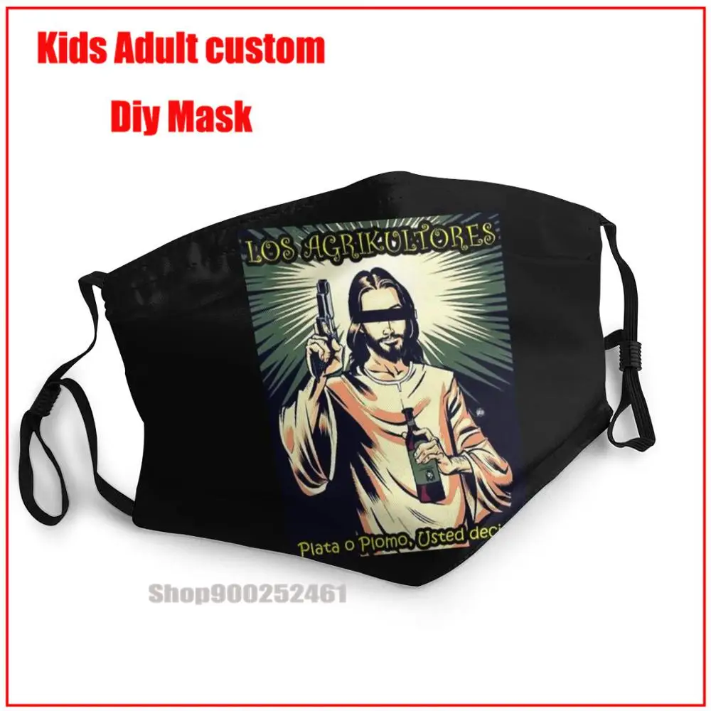 

Plata O Plomo DIY masque de protection стираемая многоразовая маска для лица, детская маска pm2.5, забавная pattem print grimace ghost