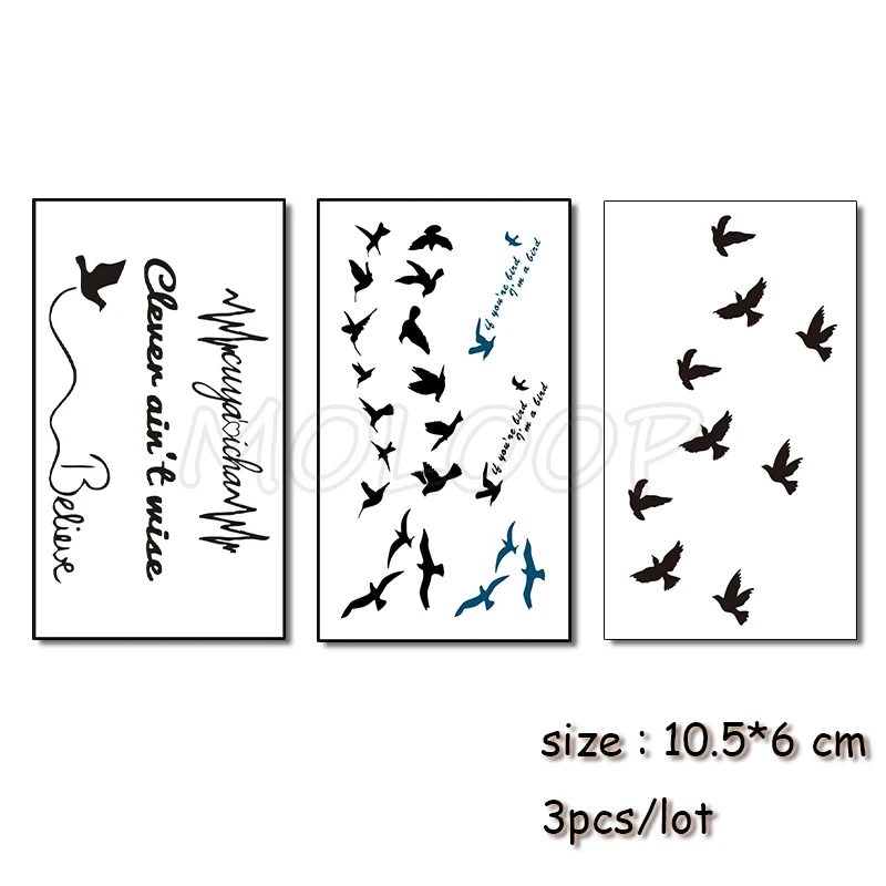 Temporary Tattoo Water Transfer Tatoo Sticker Black Panda Paw Print Cat Tatto Body Art Fashion Girl Boy Arm | Красота и здоровье