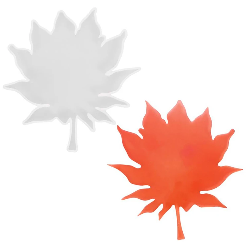 Узор в виде кленового листа силиконовой формы ладони для эпоксидной смолы литья