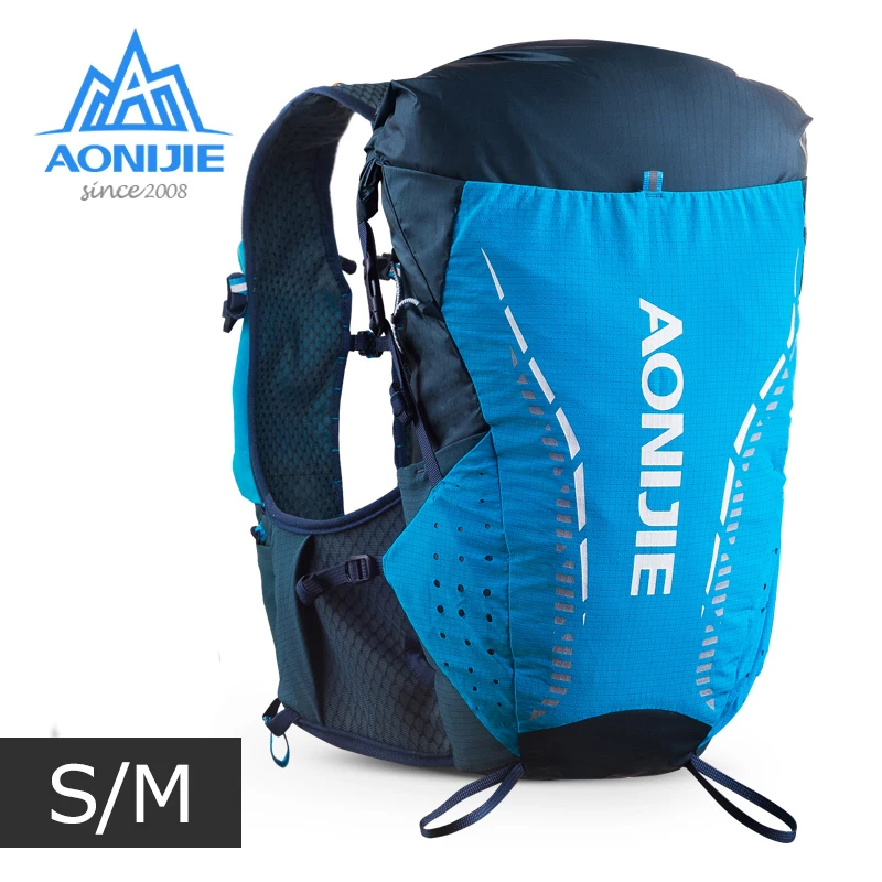 Goede Sm Size Aonijie C9104 Ultra Vest 18L Hydratatie Backpack Bag Pack Zachte Waterzak Fles Wandelen Trail Running Marathon Ras