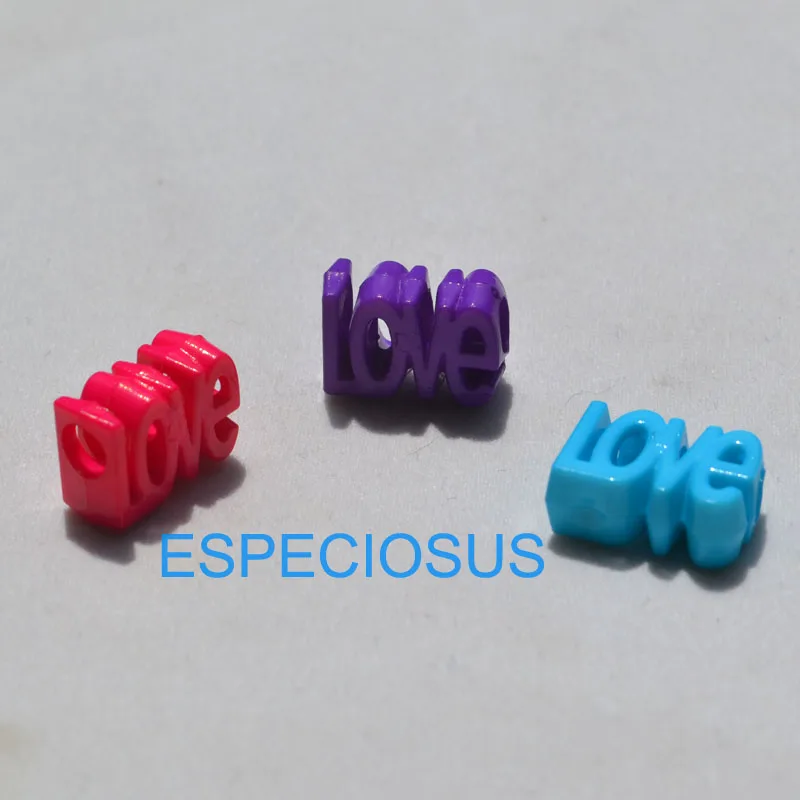 DIY ювелирные изделия аксессуары акриловые буквы бисер с большим отверстием 17 мм