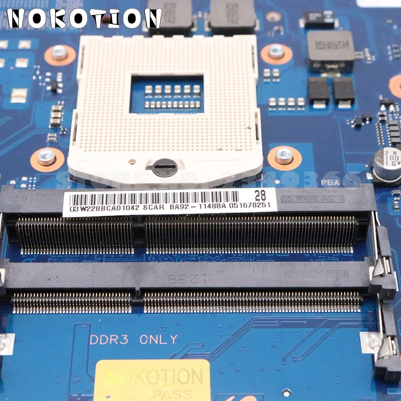 NOKOTION BA92-11488A BA92-11488B BA92-10501B для Samsung NP300 NP300E5C NP300E5X Материнская плата ноутбука DDR3