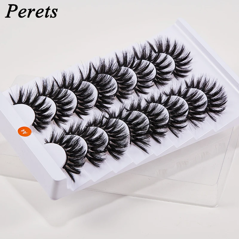 8 пар 3D норковых волос Лидер продаж накладные многоразовые натуральные ресницы