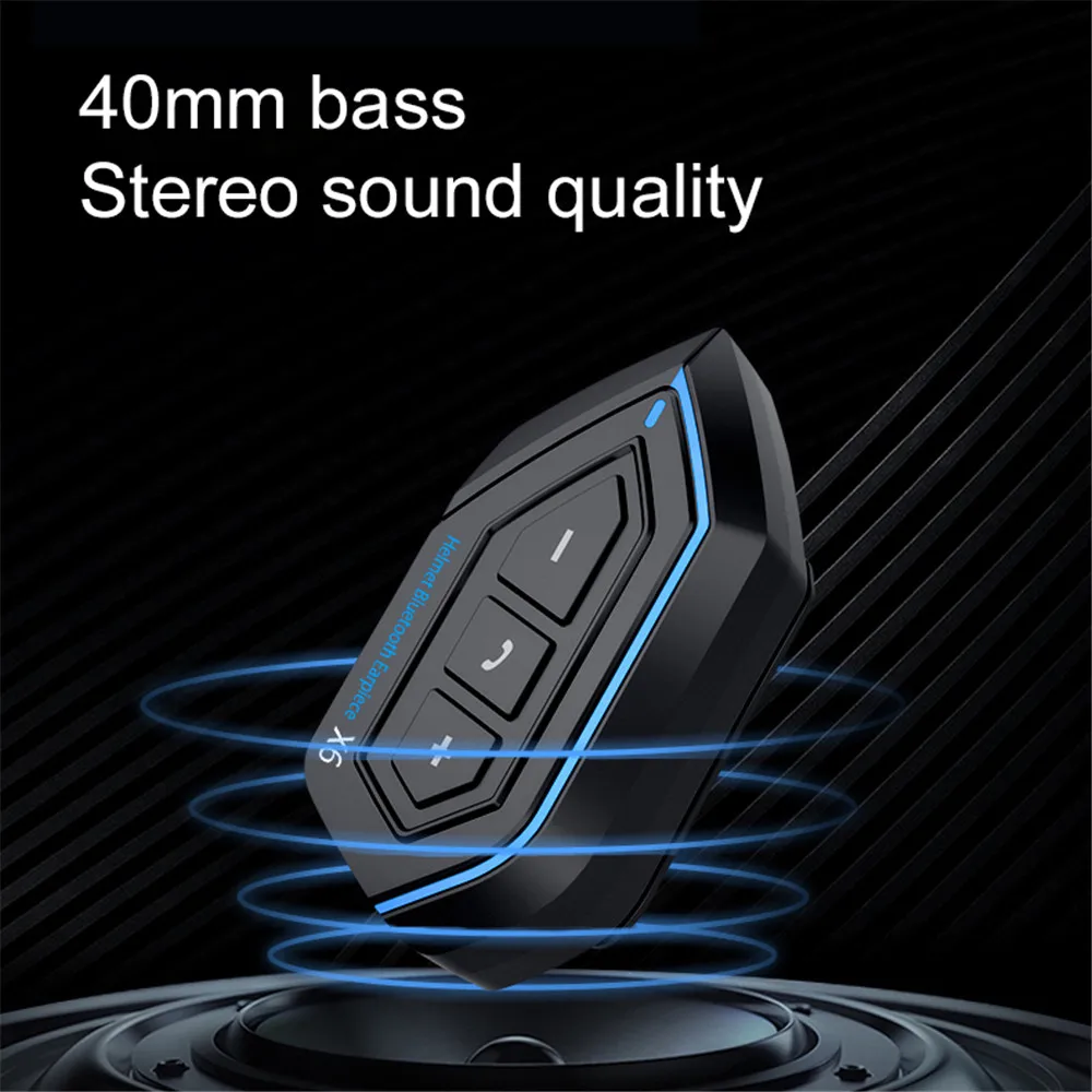 1500mah Battery Helmet Headset Full face/Half Face Compatible Waterproof Voice Assistance Motorcycle Bluetooth 5.0 | Автомобили и