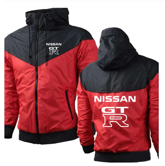 

NEW Fashion GTR Car Logo Sweatshirt Hoodies Men Jacket printing Spring Autumn Cottons Zipper Hoody Mens Hoodies Tracksuits