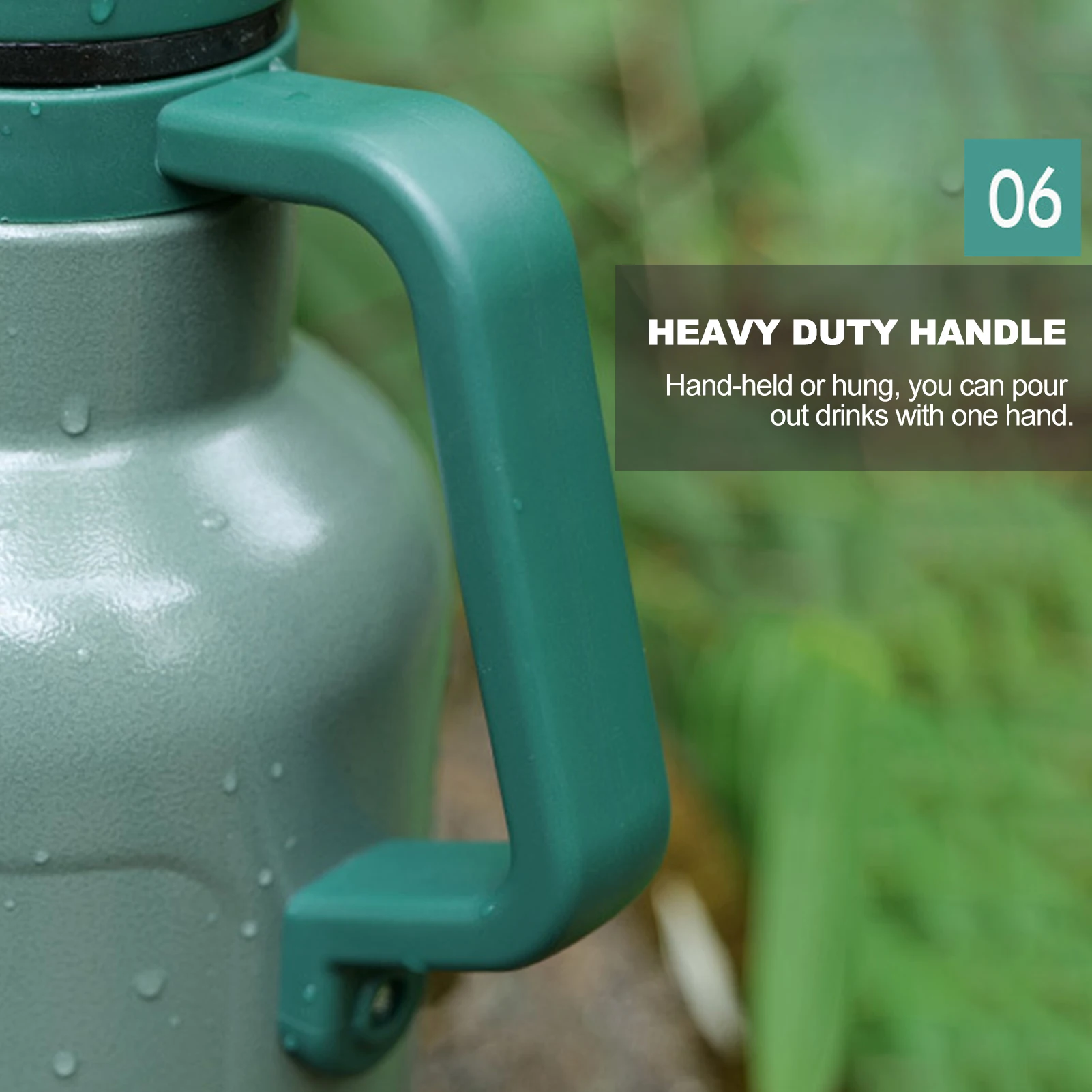 

Vacuum Insulated Bottle Keep Liquid Hot/Cold Wide Mouth Thermos 304 Stainless Steel Liner anti-rust anti-Leakage Quick Lock