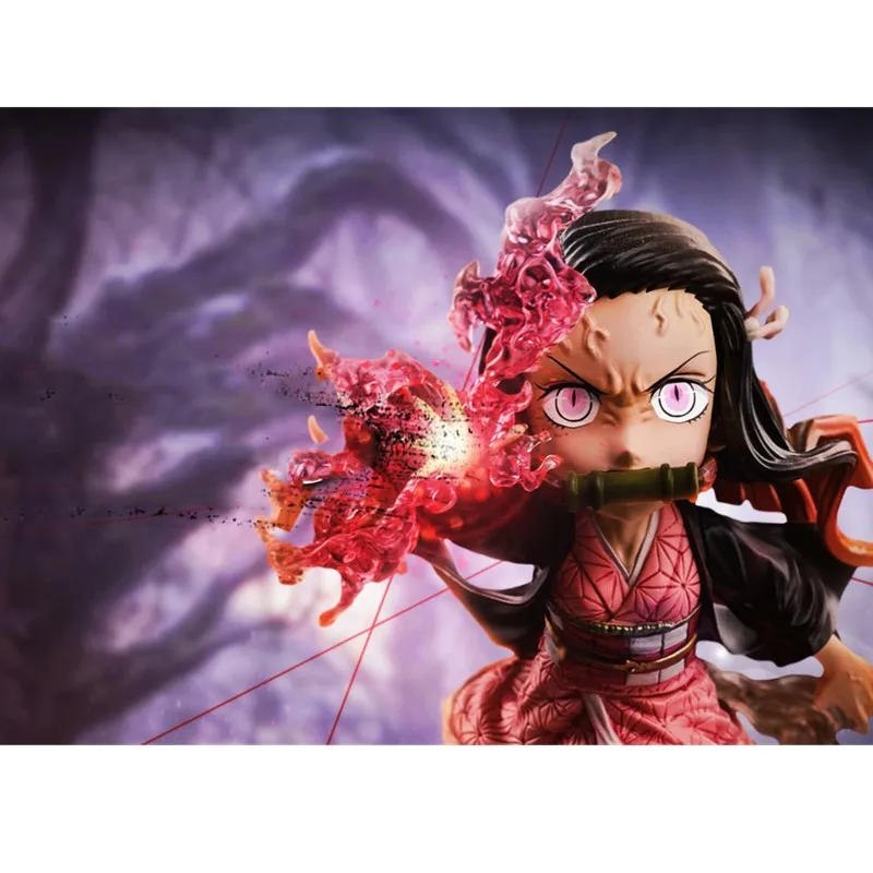 

4" G5 Demon Slayer Statue Kamado Nezuko Bust Kompeito Full-Length Portrait PF Original Version GK Action Figure Toy 10CM X1861