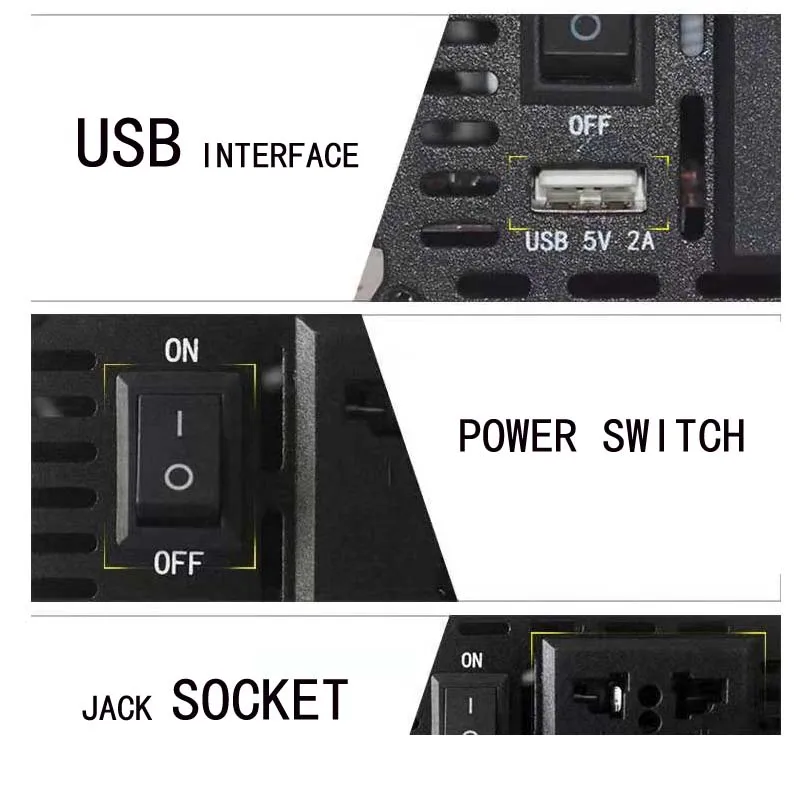 Автомобильный Инвертор Трансформатор зарядное устройство пиковые вольт 2000 Вт 110
