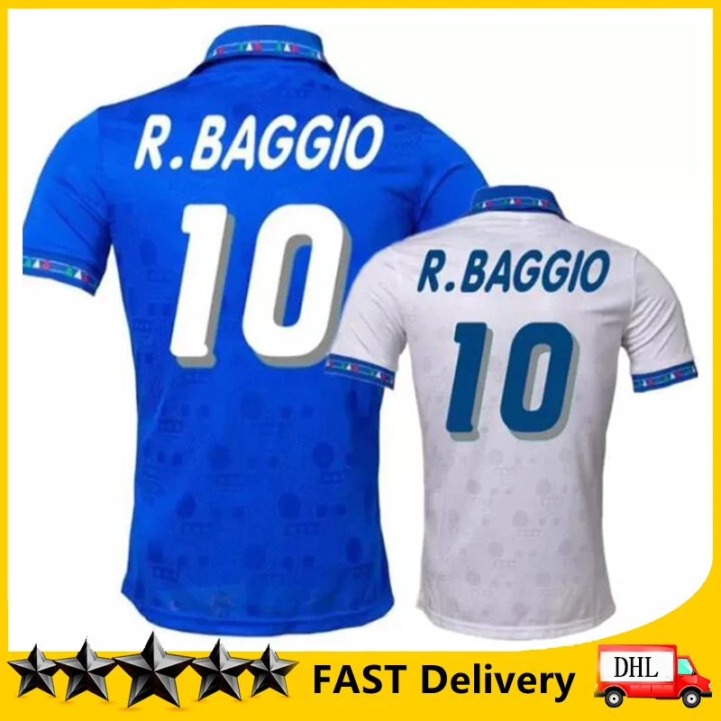 

1994 Italy football Jersey Retro Roberto Baggio Italian 94 Italia Maldini Baresi Albertini Conte Zola Classic soccer jerseys