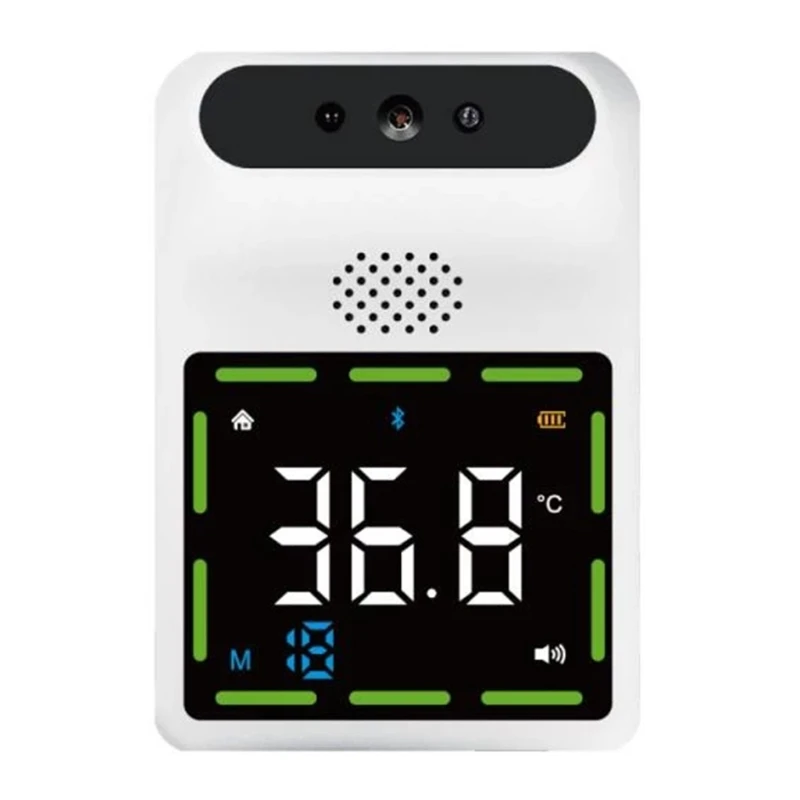 

D57D Wall Mounted USB Infrared Thermometer Non Contact with ℃/℉ Display Fever Alarm Accurate Reading for Indoor Outdoor