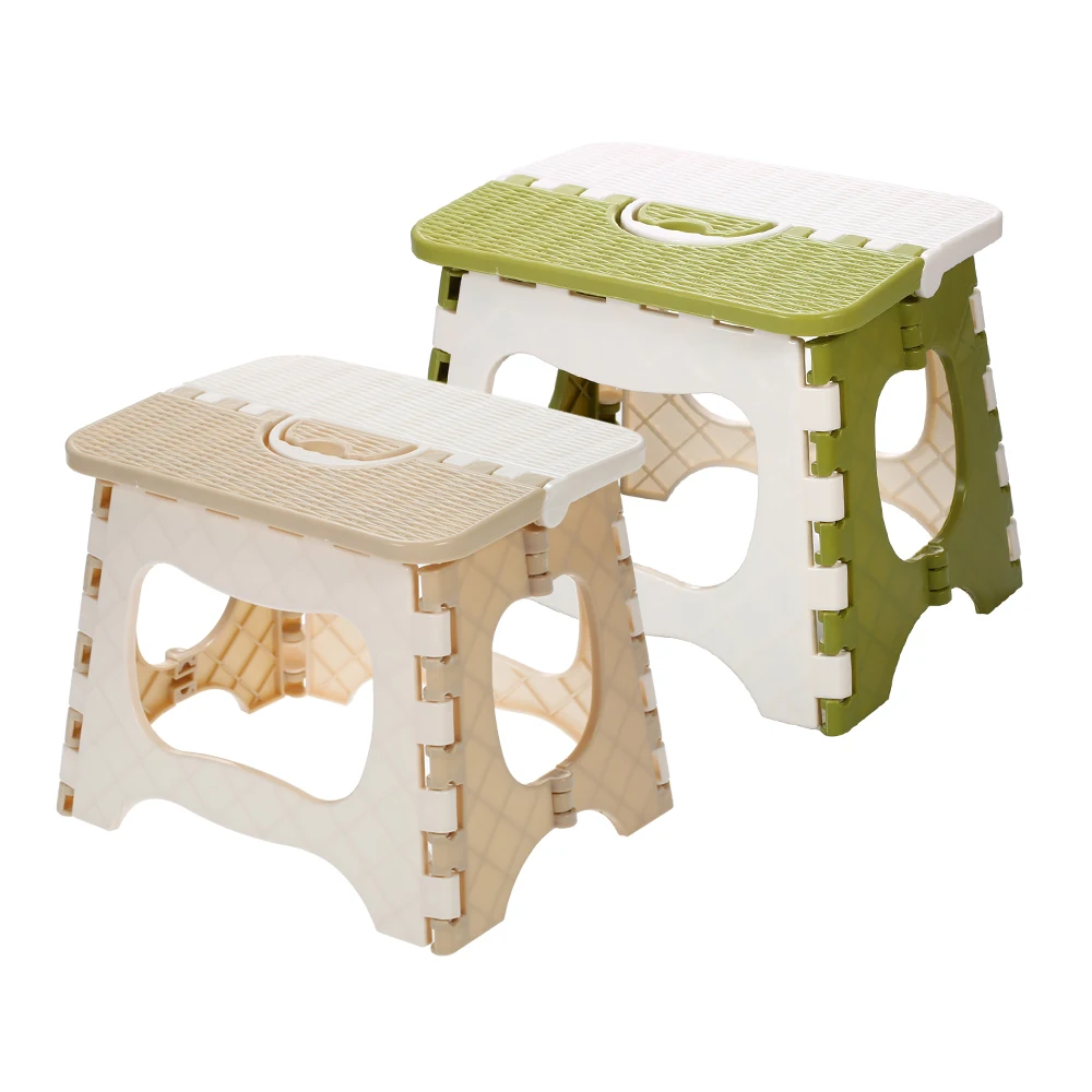 

Plastic Folding Step Stool Portable Folding Chair Small Bench for Children Bathroom Home Use Mini Outdoor Camping BBQ Stool