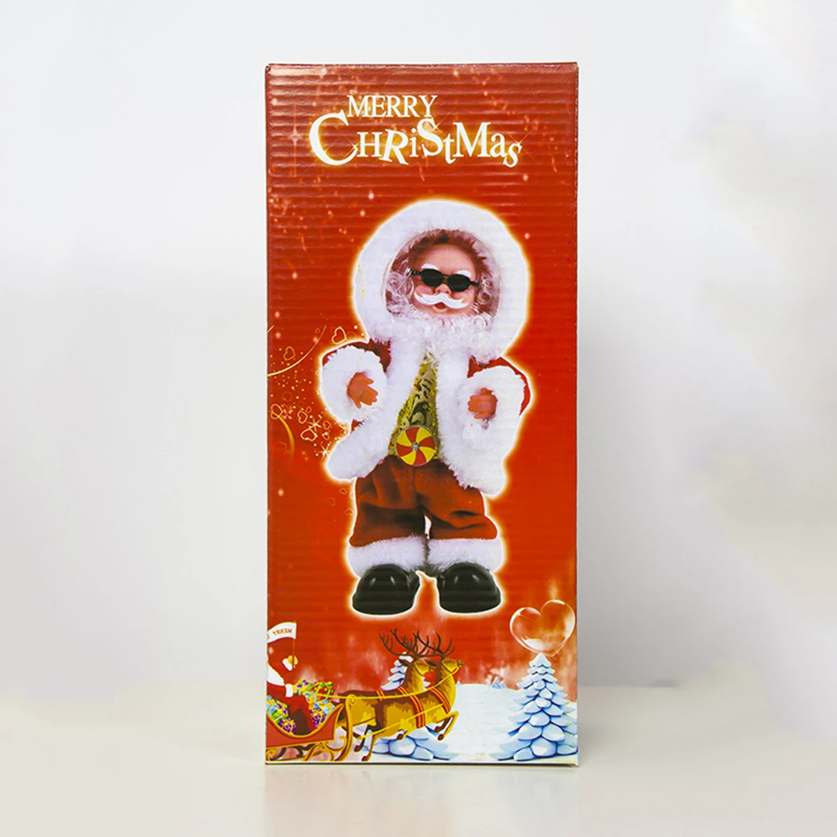 

2019 Electric Christmas Doll Xmas Dancing Music Doll with Light Effect Home Xmas Decor Kids Gift Christmas Electric Music Doll