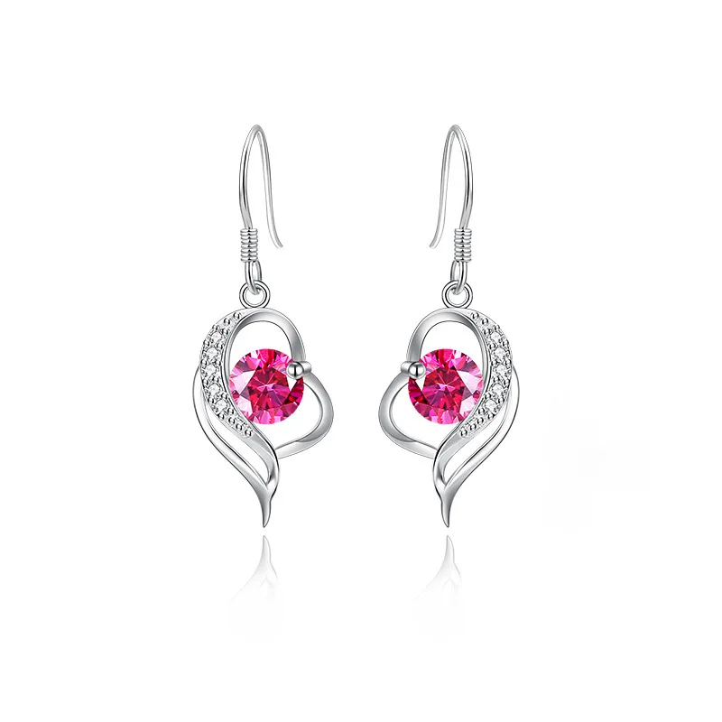 

2021 New Hot-Selling High-Quality Online Celebrity French Earrings Korean Style Temperament 999 Sterling Silver Long Earrings
