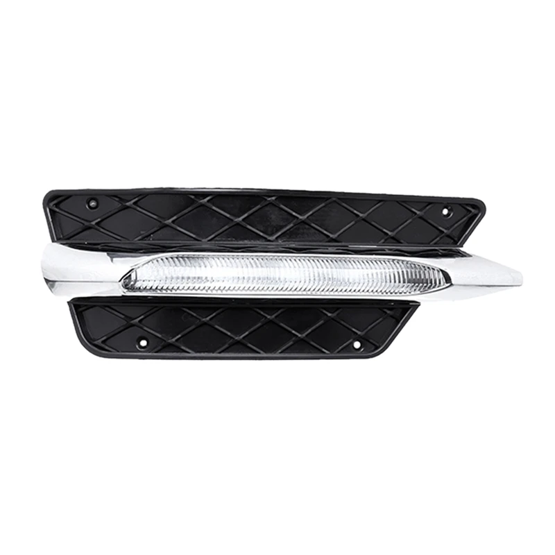 

DRL Front Bumper Grill Molding LED Fog Light Daytime Running Light Fog Lamp for Mercedes for Benz W204 C-Class 2012-14