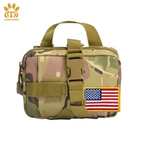 dog harness tactical package multifunction tactical first aid pouch medical bag durable nylon material with a variety of velcro