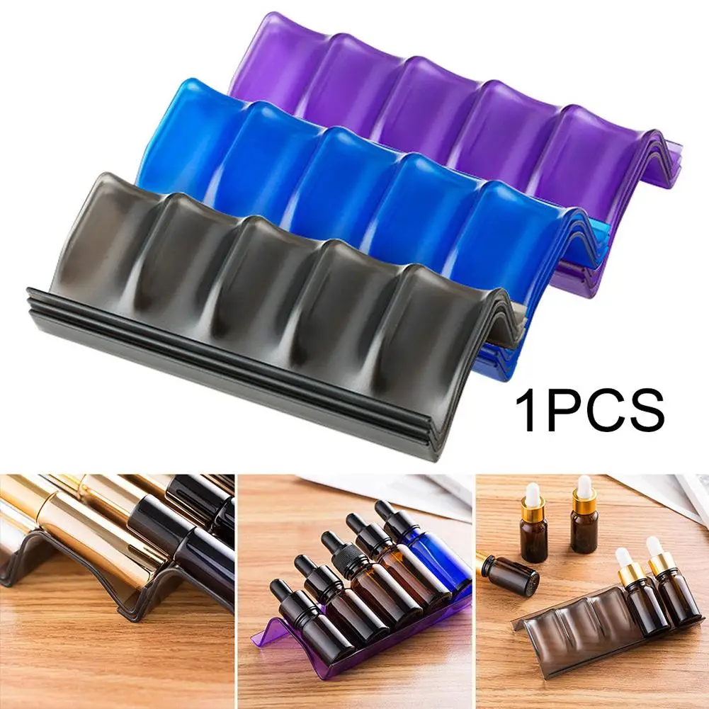 

5 Slots Essential Oil Bottle Display Stand Holder Home Storage Organizer Rack