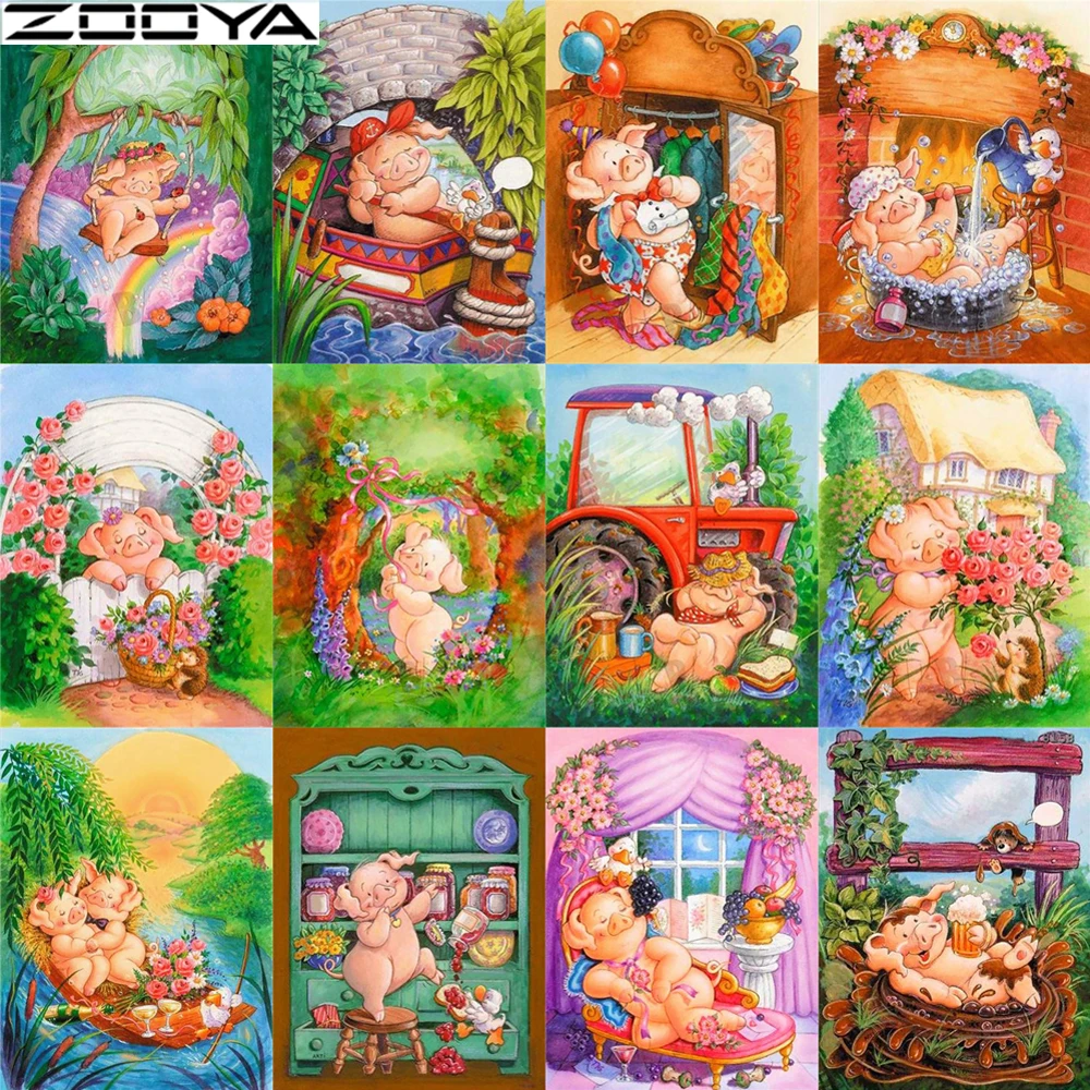 ZOOYA 5d алмазная картина с животными распродажа вышивка котом крестиком полный