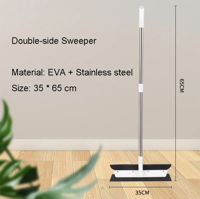 Двухсторонний EVA скребок Волшебная щетка для мытья автомобиля окон пола метлы