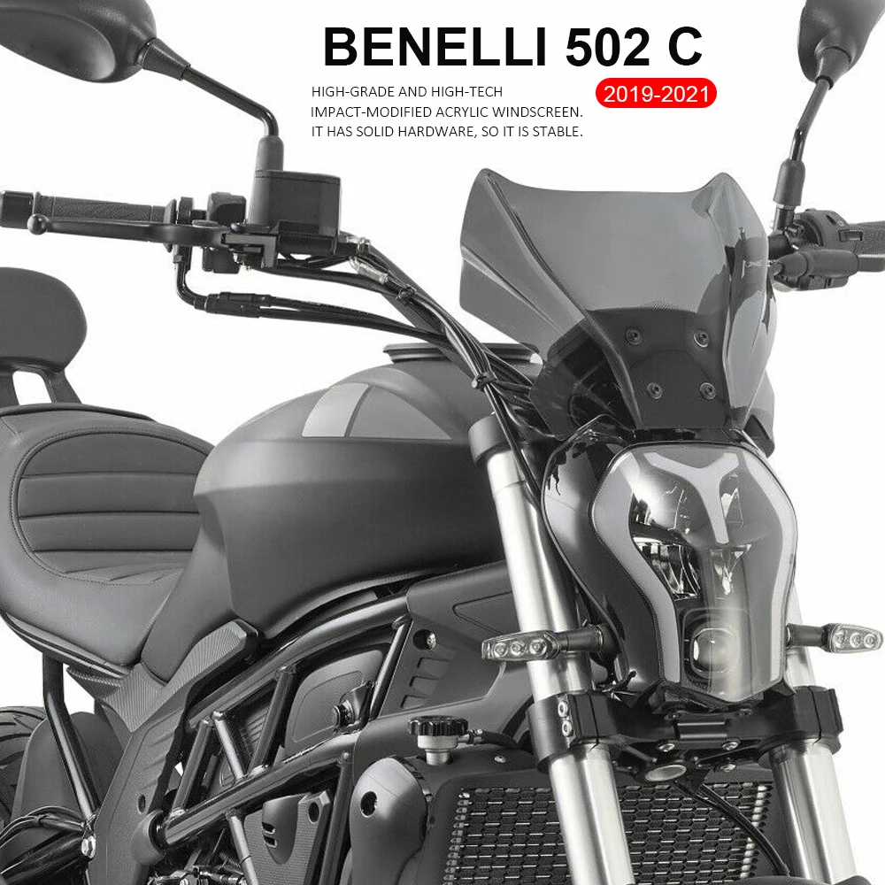 

Wind Shield Deflectore For Benelli 502C 502 C 2019 2020 2021 New Motorcycle Parts Windshield Windscreen