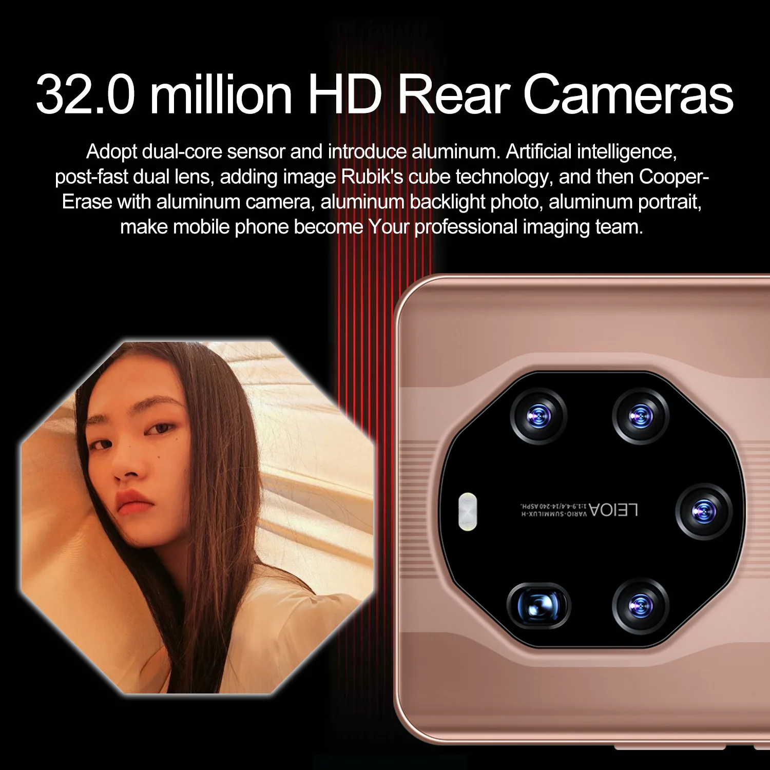 

Global Version Mate40 Pros+ Smartphone 7.2 Inch Full Screen Phone Cases 5800mAh Battery 12GB 512GB 5G Network Mobile Phone XR