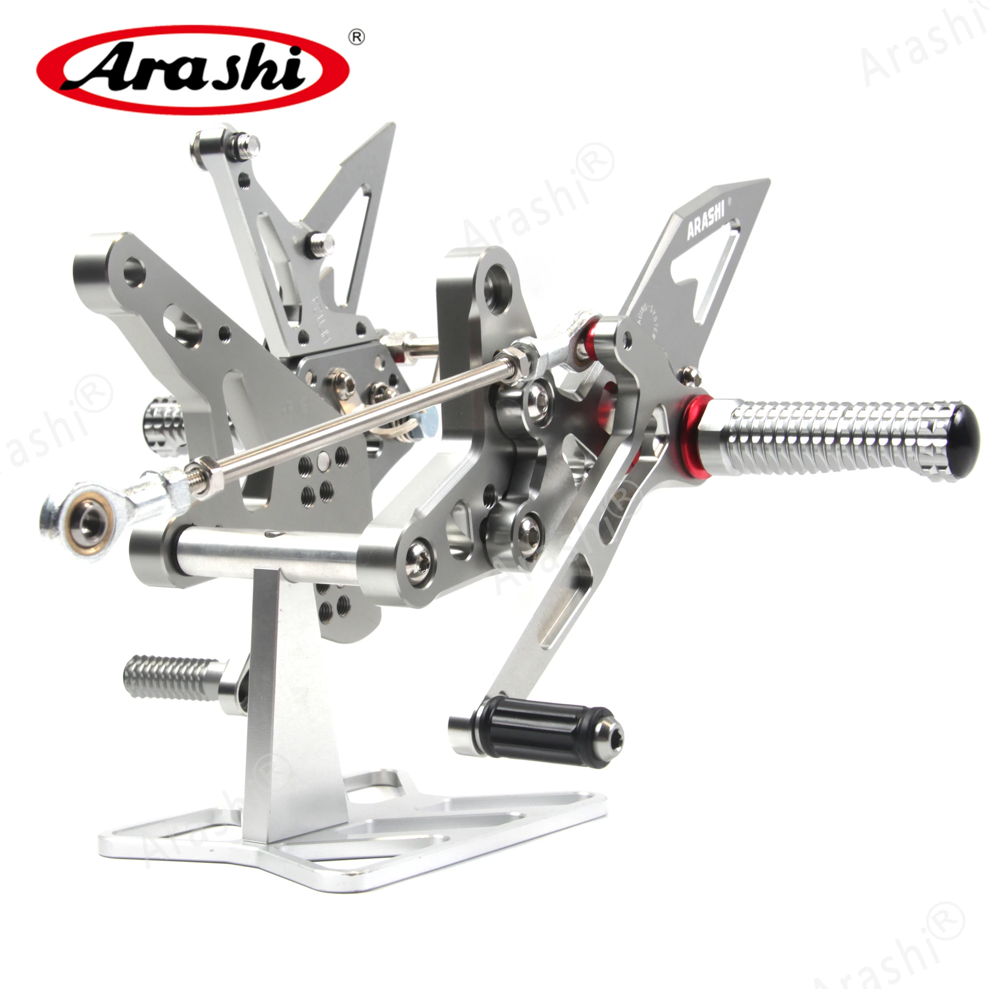 Регулируемая подножка Arashi CNC для KAWASAKI NINJA 400 Z400/ EX400 / ABS 2018 2019 202 2021 подножки