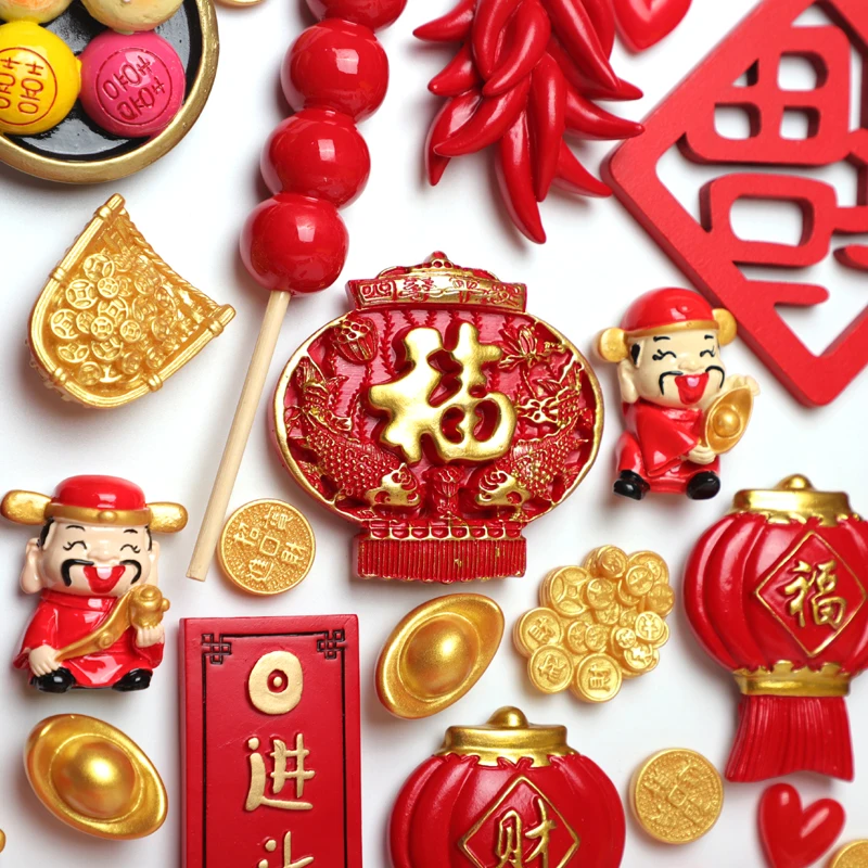 2022 праздничный креативный магнит в китайском стиле для холодильника Чили