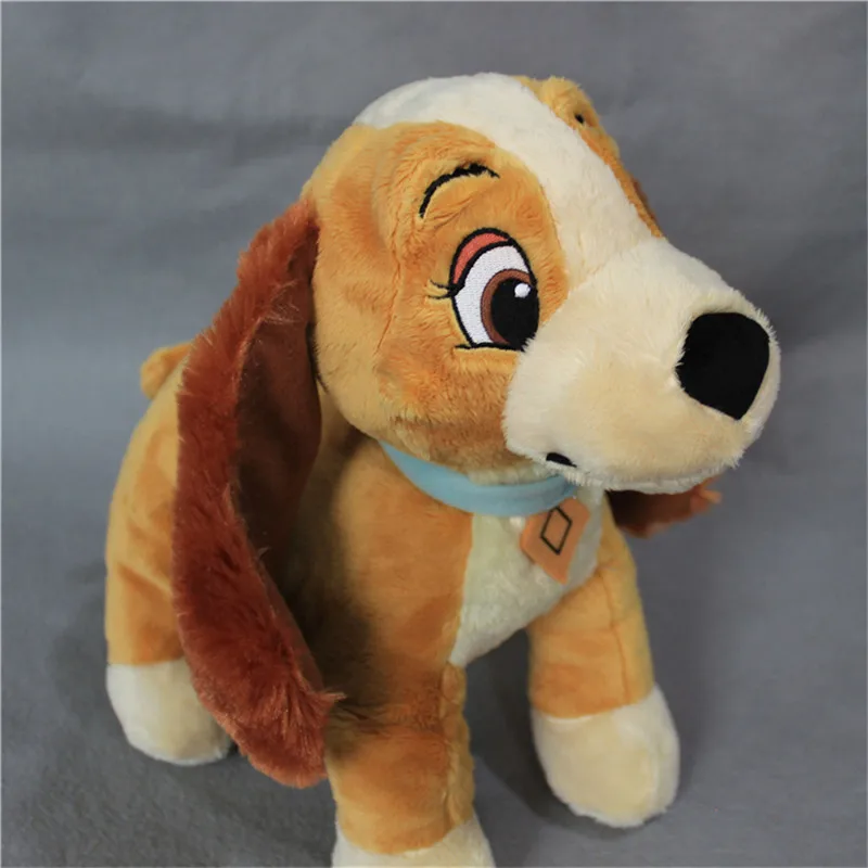 

1piece 30cm very soft cute dog animal Lady and the Tramp the lady dog plush soft toys