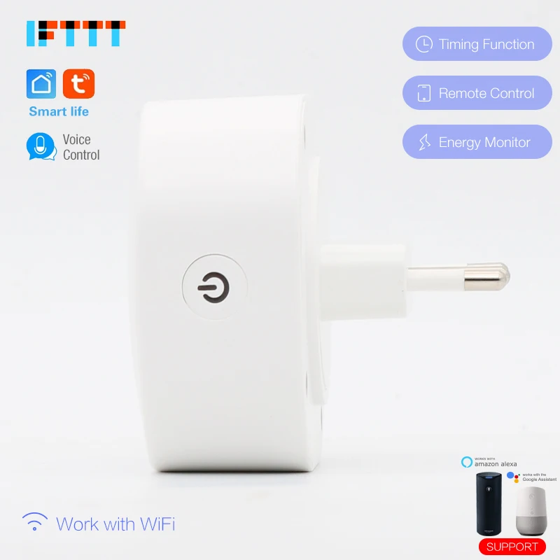 16A Италия Чили wifi Smart IT CL Plug power Monitor умная розетка голосовое интеллектуальное