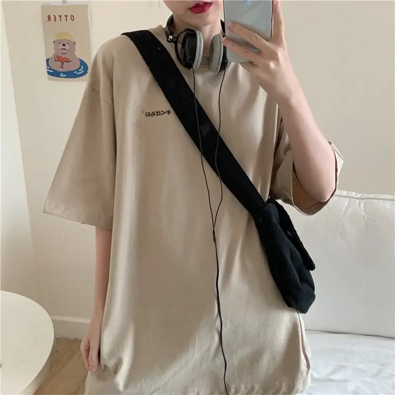 Футболка с короткими рукавами и принтом японского кота женская летняя новый